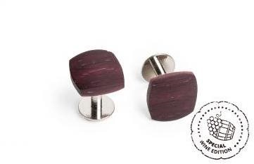 BeWooden MC135 Red Wine - Cufflinks - Main image