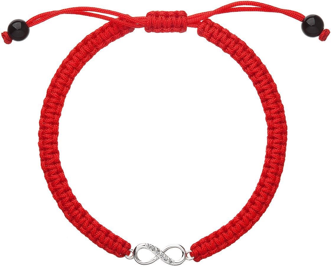 EVOLUTION GROUP 13002.3 red, cirkonnal díszített textil (Ag925/1000, 0,5 g)