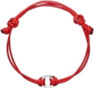 Bracelet EVOLUTION GROUP 13003.3 Red Textile (Ag925/1000, 0,2g) - Náramek