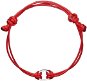 Bracelet EVOLUTION GROUP 13003.3 Red Textile (Ag925/1000, 0,2g) - Náramek