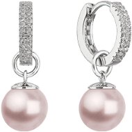 EVOLUTION GROUP 31298.3 Rosaline Decorated with Cubic Zirconia and Synthetic Pearl (Ag925/1000, 3,4g) - Earrings