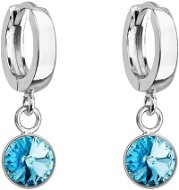 EVOLUTION GROUP 31300.3 Aqua Decorated with Swarovski Crystals (Ag925/1000, 1,8g) - Earrings