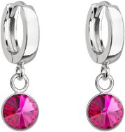 EVOLUTION GROUP 31300.3 Fuchsia Decorated with Swarovski Srystals (Ag925/1000, 1,8g) - Earrings