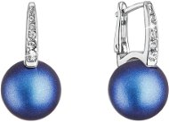 EVOLUTION GROUP 31301.3 Dark Blue decorated with Swarovski Crystals and Synthetic Pearl (Ag925/1000, - Earrings