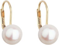 EVOLUTION GROUP 921009.1, White, Decorated with Pearls AAA 8-8.5 (Au585/1000, 10.2g) - Earrings
