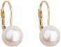 EVOLUTION GROUP 921009.1 biele, dekorované pravou perlou AAA 8-8,5 (Au 585/1000, 10,2 g) - Náušnice