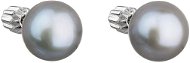 EVOLUTION GROUP 21004.3 Genuine Pearl AAA Grey 8-8,5mm (Ag925/1000, 1,0g) - Earrings