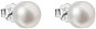 EVOLUTION GROUP 21042.1 biela pravá perla AA 7,5 – 8 mm (Ag 925/1000, 1,0 g) - Náušnice