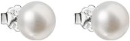 Náušnice EVOLUTION GROUP 21042.1 biela pravá perla AA 7,5 – 8 mm (Ag 925/1000, 1,0 g) - Náušnice