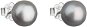 EVOLUTION GROUP 21042.3 grey pravá perla AA 7,5-8 mm (Ag925/1000, 1,0 g) - Náušnice