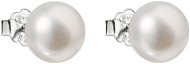 EVOLUTION GROUP 21043.1 fehér valódi gyöngy AA 9,5-10 mm (Ag925/1000, 1,0 g) - Fülbevaló