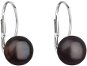 EVOLUTION GROUP 21044.3 Black Genuine Pearl AA 7,5-8mm (Ag925/1000, 1,0g) - Earrings