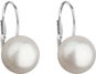 EVOLUTION GROUP 21045.1 biela pravá perla AA 9,5 – 10 mm (Ag 925/1000, 1,0 g) - Náušnice