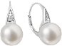 EVOLUTION GROUP 21056.1 biela pravá perla AAA 9 – 10 mm (Ag925/1000, 2,2 g) - Náušnice
