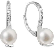 EVOLUTION GROUP 21061.1 biela pravá perla AAA 7 – 8 mm (Ag 925/1000, 1,8 g) - Náušnice