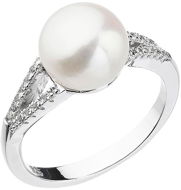 Ring EVOLUTION GROUP 25003.1 White Genuine Pearl AA 8-9mm (Ag925/1000, 2,5g) - size 54 - Prsten