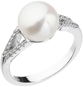 EVOLUTION GROUP 25003.1 White Genuine Pearl AA 8-9mm (Ag925/1000, 2,5g) - size 54 - Ring