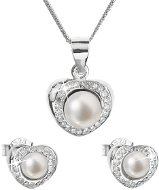 Jewellery Gift Set EVOLUTION GROUP 29025.1 Genuine Pearl AAA 4 and 6mm (Ag925/1000, 4,0g) - Dárková sada šperků