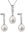 29032.1 Genuine Pearl AAA 9-10mm and 8-9mm (Ag925/1000, 3,5g)