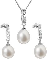 EVOLUTION GROUP 29032.1 pravá perla AAA 9 – 10 mm a 8 – 9 mm (Ag 925/1000, 3,5 g) - Darčeková sada šperkov