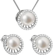 EVOLUTION GROUP 29034.1 Genuine Pearl AAA 7-7,5mm (Ag925/1000, 3,4g) - Jewellery Gift Set