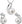 29042.1 Genuine Pearl AAA 7-7,5mm and 8,5-9mm (Ag925/1000, 6,5g)