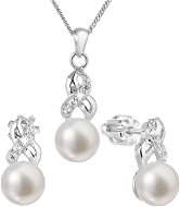 EVOLUTION GROUP 29044.1 Genuine Pearl AAA 6-7 mm and 8.5-9mm (Ag925/1000, 3.0g) - Jewellery Gift Set