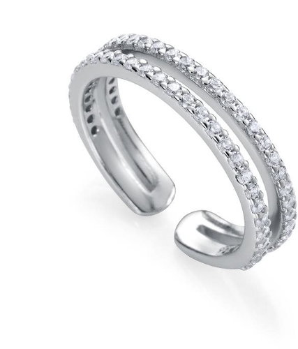 VICEROY VCD 7119A013-38 (Ag925/1000; 2,53g), size 53 - Ring - Main image