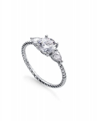 VICEROY VCD 7132A012-38 (Ag925/1000; 1.44g), size 53 - Ring - Main image