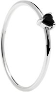 PDPAOLA Black Heart AN02-224-10 (Ag925/1000, 0,6 g), méret: 50 - Gyűrű