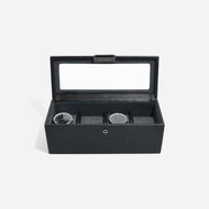 STACKERS Black 4 Piece Watch Box 75399 - Watch Box