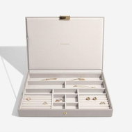 STACKERS Jewellery Box with Lid Taupe Supersize Lid 73785 - Jewellery Box