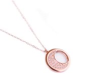 VUCH Rose gold moon - Necklace