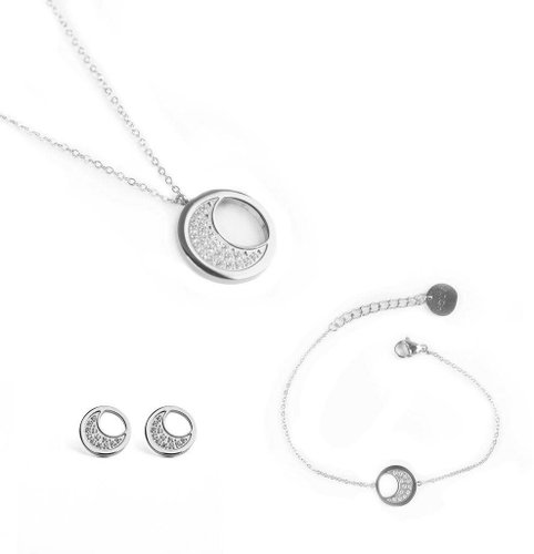 VUCH Trio of Silver Moon - Jewellery Gift Set - Main image