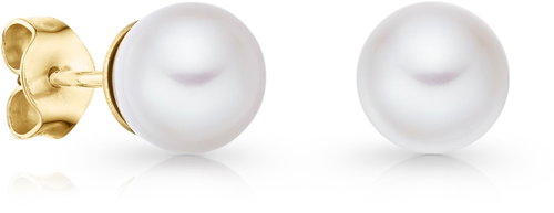 DOLCZE Gold pearl earrings Pisa 200201 (Au 585/1000, 2 g) - Earrings - Main image