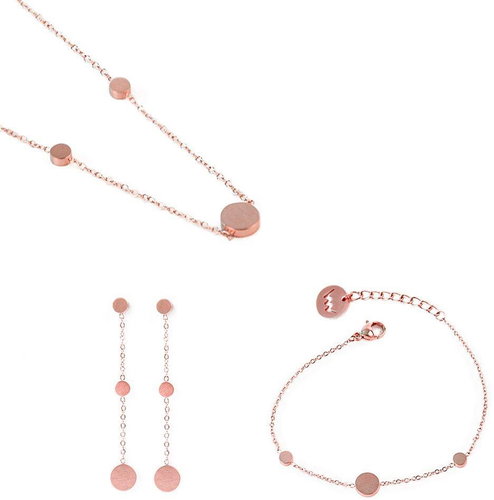 VUCH Pices of Dotty Rose Gold - Jewellery Gift Set - Main image