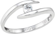 EVOLUTION GROUP 85010.1 White Gold with Diamonds (Au585/1000, 1.86g), size 46 - Ring