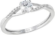 EVOLUTION GROUP 85023.1 White Gold with Diamonds (Au585/1000, 1.00g), size 50 - Ring