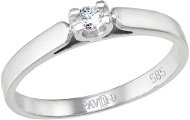 EVOLUTION GROUP 85002.1 White Gold with Diamonds (Au585/1000, 1.53g), size 46 - Ring