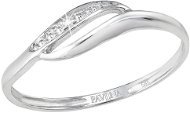 EVOLUTION GROUP 85006.1 White Gold with Diamonds (Au585/1000, 1.20g), size 46 - Ring