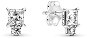 PANDORA Timeless 290036C01 (Ag 925/1000, 1,3g) - Earrings