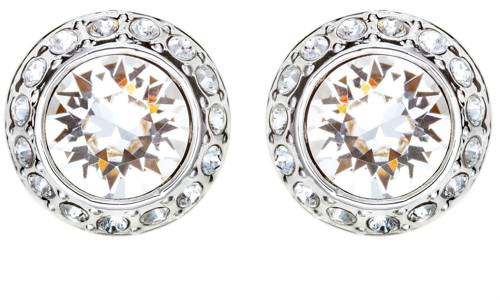 New Swarovski Angelic Earrings Crystals Oval Stud | Property Room