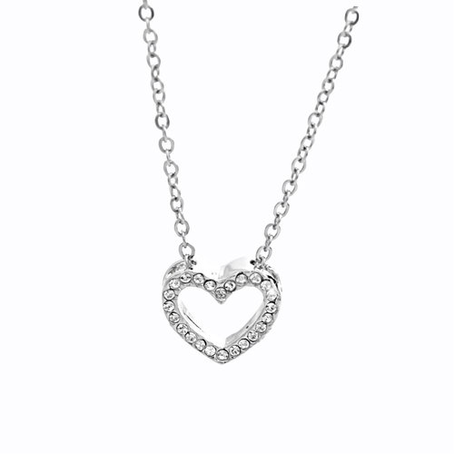 JSB Bijoux Heart Circuit with Swarovski Stones 61300921cr - Necklace - Main image