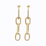JSB Bijoux Chain with Swarovski Crystals Gold-plated 61400846g - Earrings