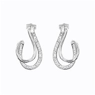 JSB Bijoux Ripples with Clear Swarovski Crystals 61400868cr - Earrings