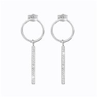 JSB Bijoux Rings with a Bar with Swarovski Crystals 61400916cr - Earrings