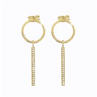 JSB Bijoux Rings with Rod with Swarovski Crystals Gold-plated 61400916g-gsh - Earrings