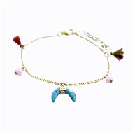 JSB Bijoux Half Moon with Trimmings and Swarovski Stones Gold-plated 61500862g - Bracelet