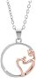 JSB Bijoux Strieborný náhrdelník Materská láska s kryštálmi značky Swarovski 92300433 (Ag 925/1000; 2,1 g) - Náhrdelník