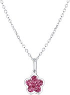 PRAQIA Pink flower KO6335_BR030_40 (Ag925/1000, 1,16 g) - Necklace